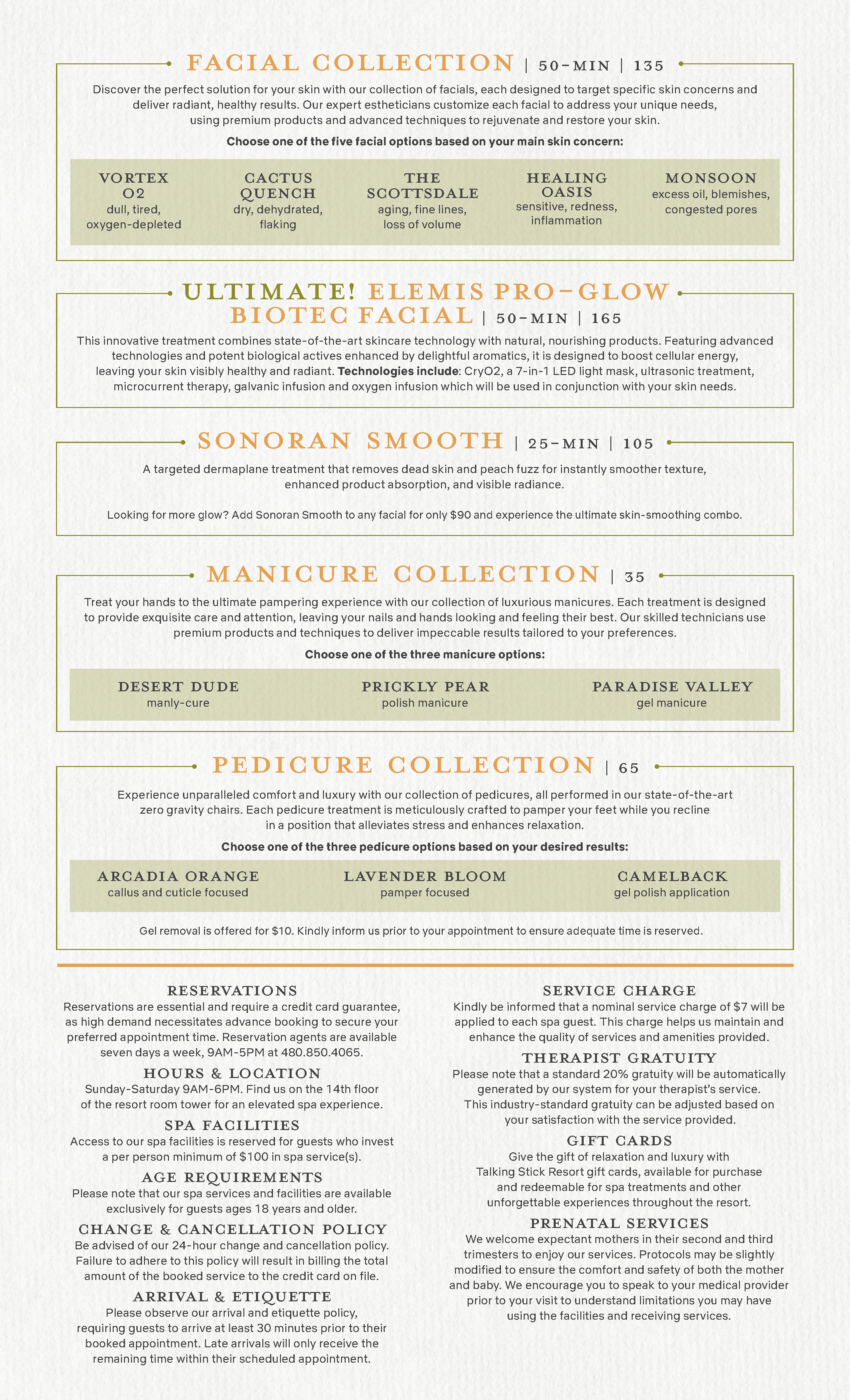 Whats new at the Spa at Talking Stick Resort